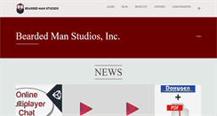 Desktop Screenshot of beardedmanstudios.com